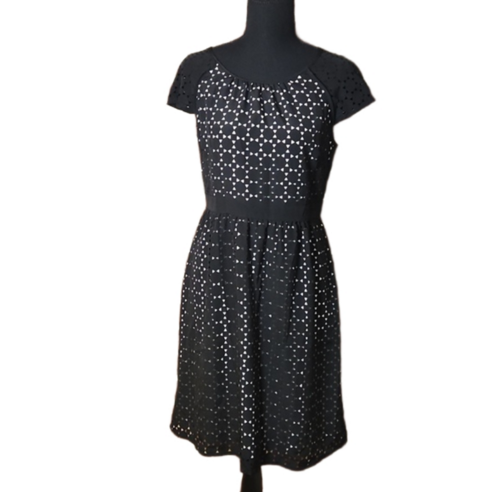 Ann Taylor geometric cut out dress, size 4